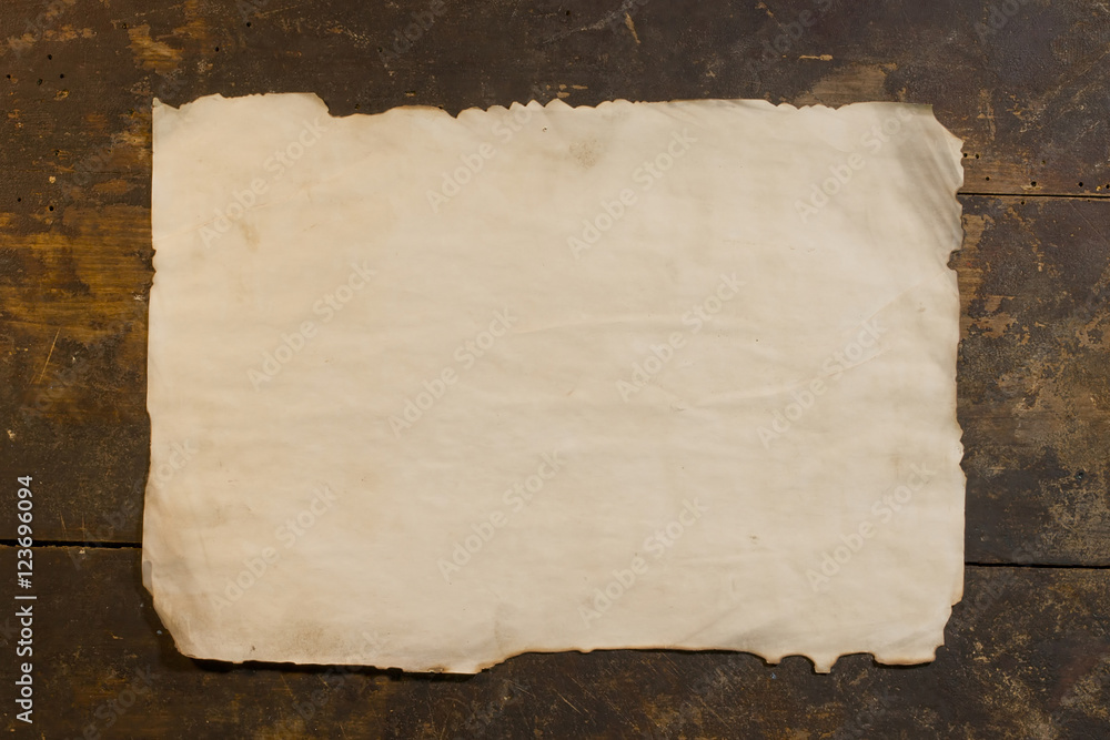 Sheet of the old rough paper