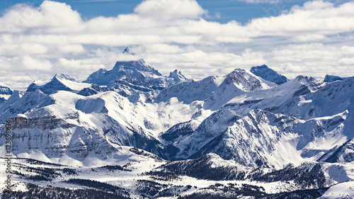 Mountain Ski Resort and Mount Assiniboine Banff National Park Alberta Canada © Stan Jones