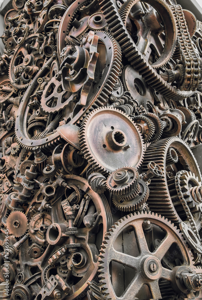 decorative metal elements close-up decorative metal elements close-up