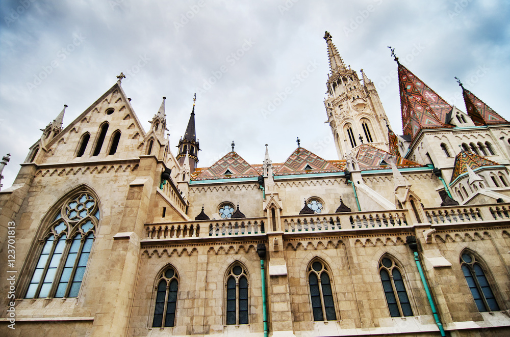 Matthias church in Budapest, Hungary