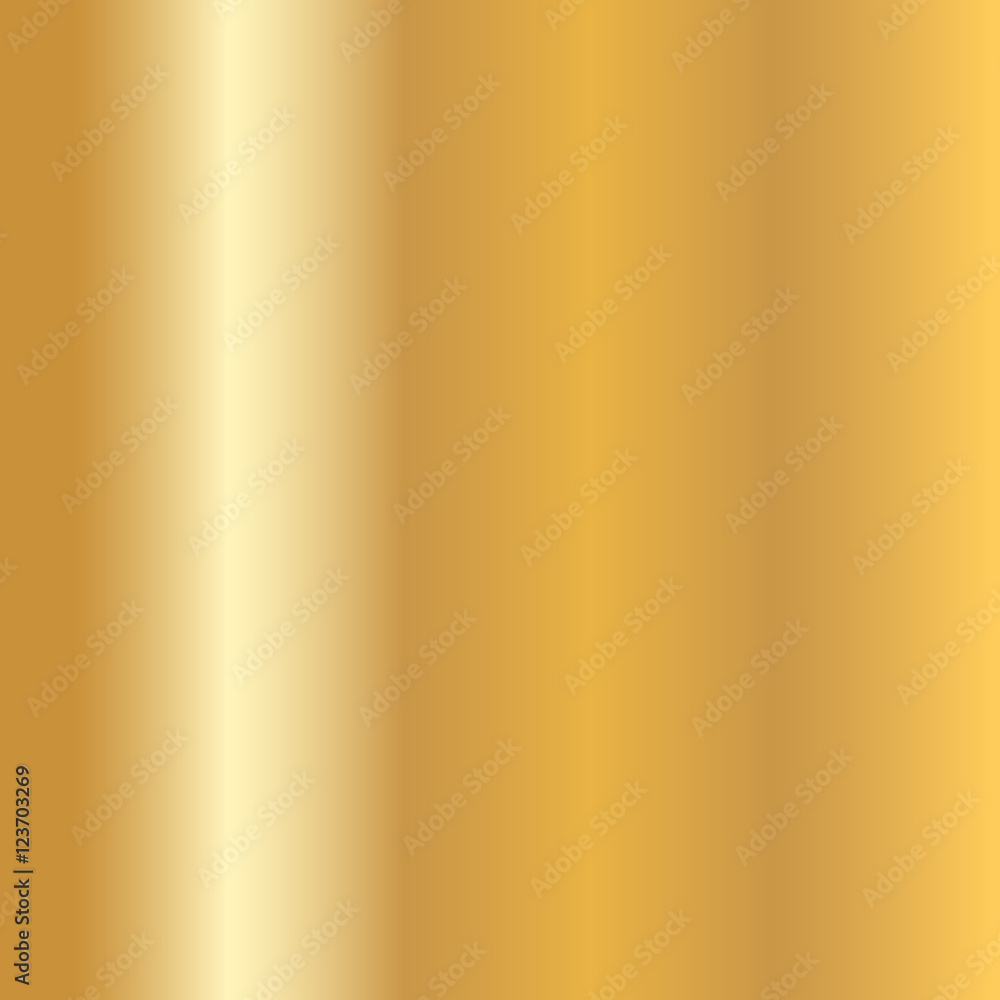 Obraz premium Gold texture pattern. Light realistic, shiny, metallic empty golden gradient template. Abstract metal decoration. Design for wallpaper, background, wrapping, fabric etc. Vector Illustration.