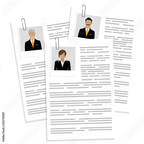 Curriculum vitae concept