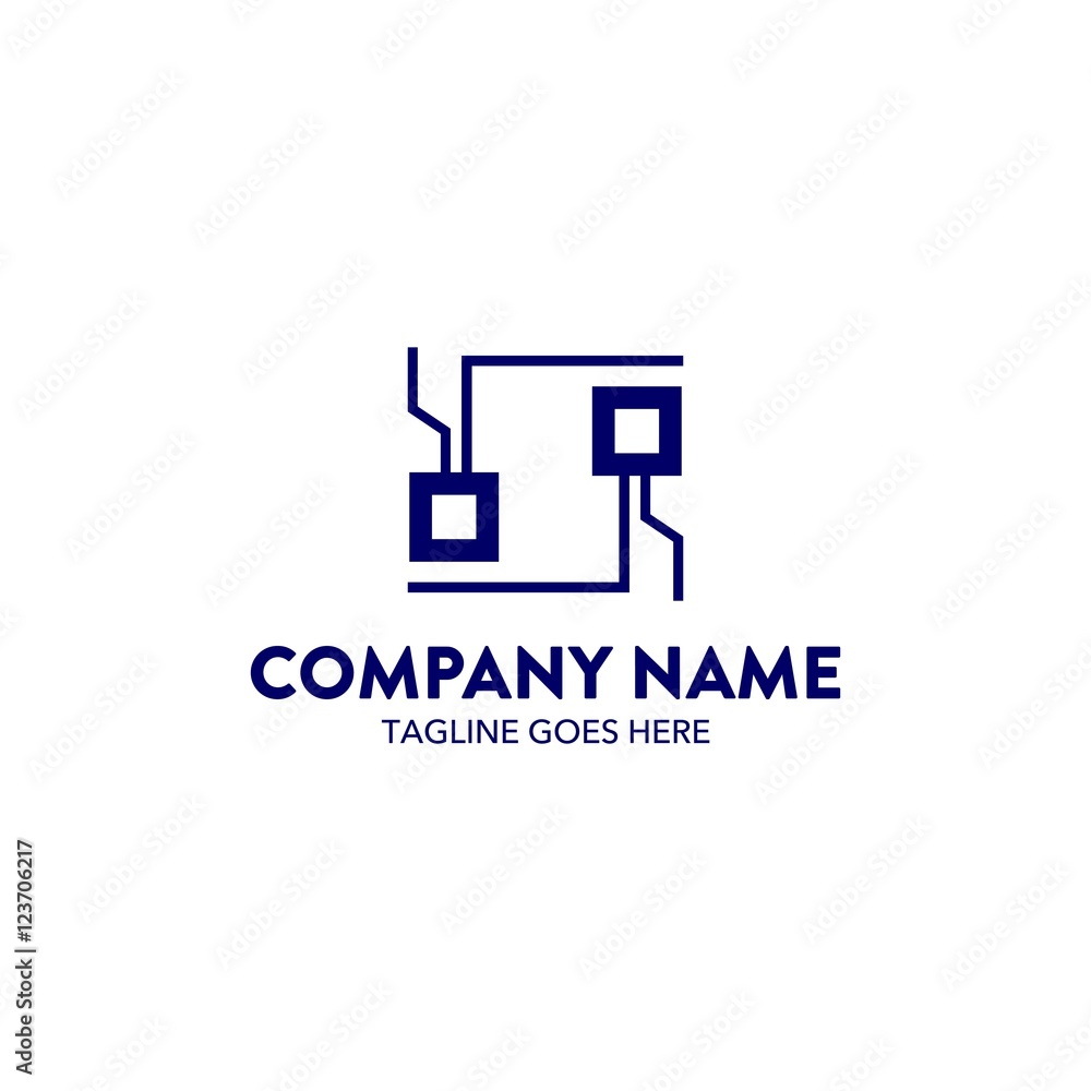 Computer And Network Logo Template Computer And Network Logo Template