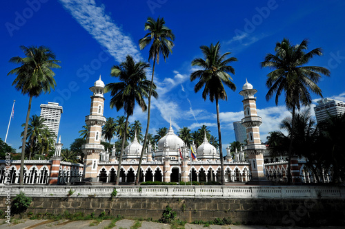 Jamek Mosque, Kuala Lumpur, Malaysia.