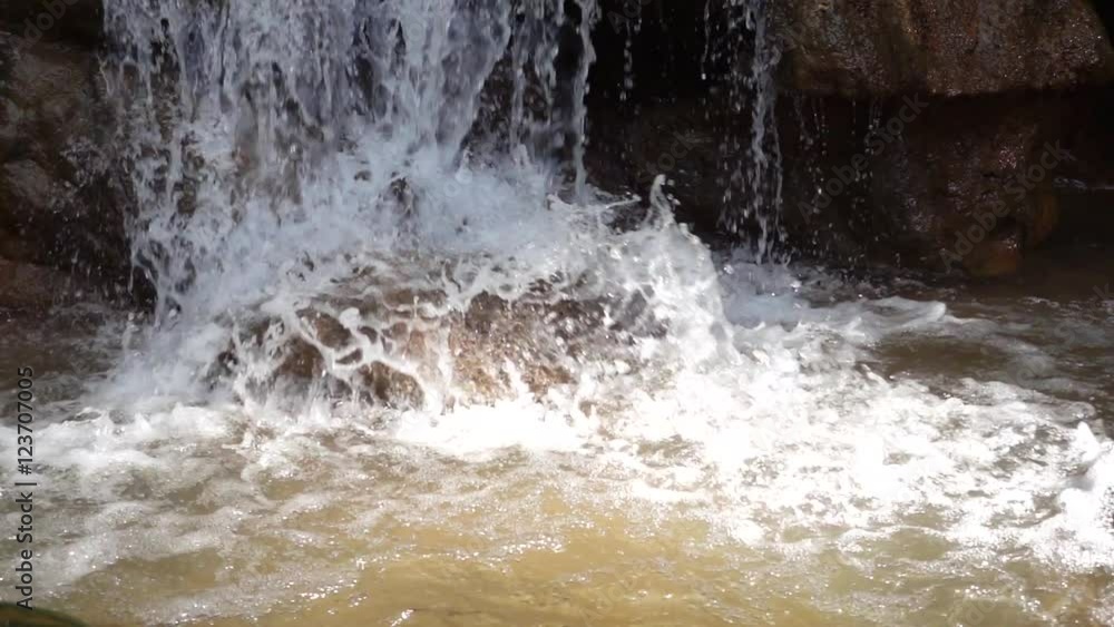 Close up view of ripple of waterfall, the most powerful waterfall , Slow motion. Close up view of ripple of waterfall, the most powerful waterfall , Slow motion.