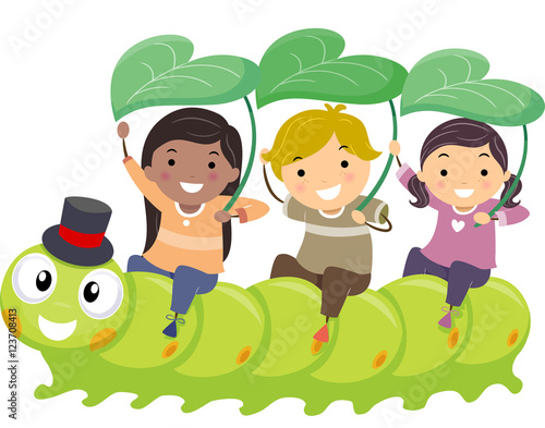 Stickman Kids Garden Caterp...