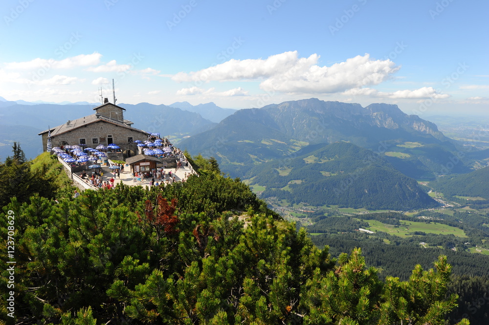 Overview from the top of the Eagles Nest, Kehlsteinhaus, Germany