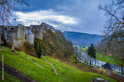 Bouillon Castle in Luxembourg, Belgium