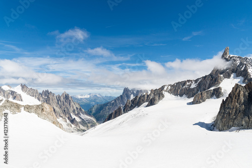 a view of mont blanc, coumayeur, italy