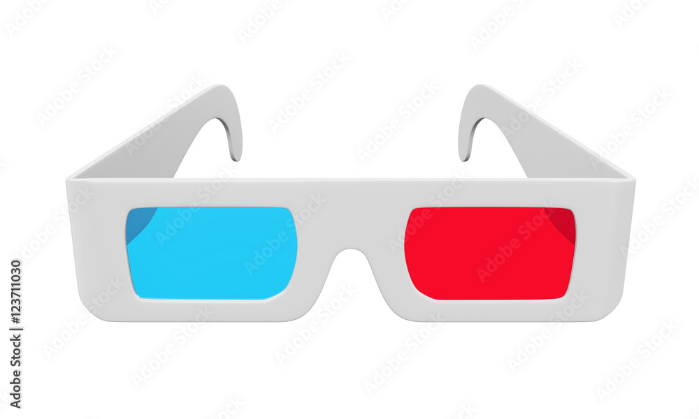 3D Glasses Isolated Stock Illustration | Adobe Stock