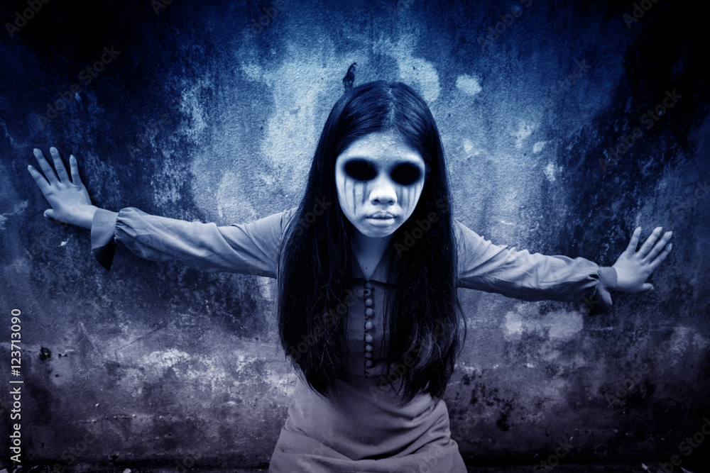 Ghost,Scary background for halloween concept and book cover ideas Stock