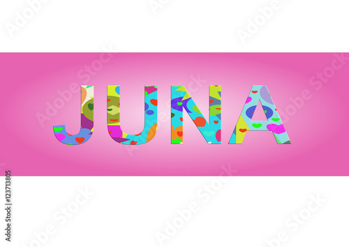 Vorname Juna, Grafik  photo