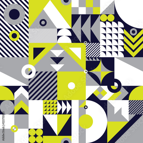 Geometric seamless pattern
