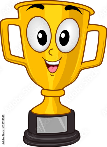 Mascot Gold Trophy Champion...