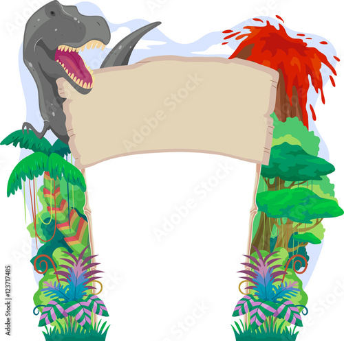 Dino Pre Historic Welcome Arch