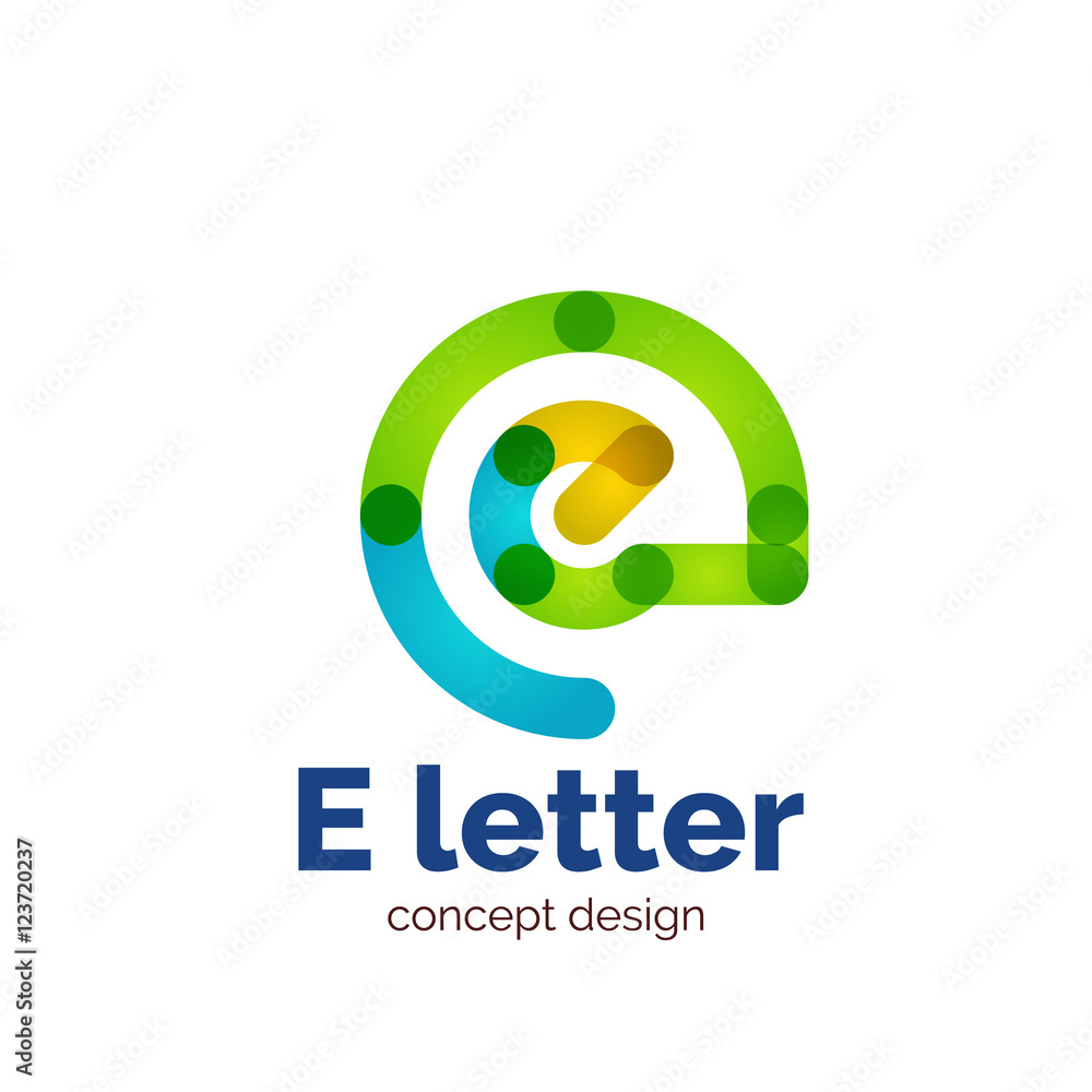 Vector modern minimalistic letter concept logo Vector modern minimalistic letter concept logo