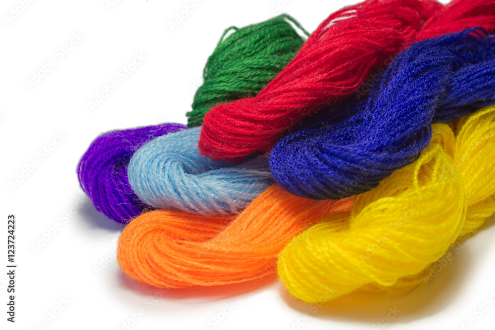 woolen thread embroidery