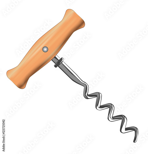 Isolated Corkscrew