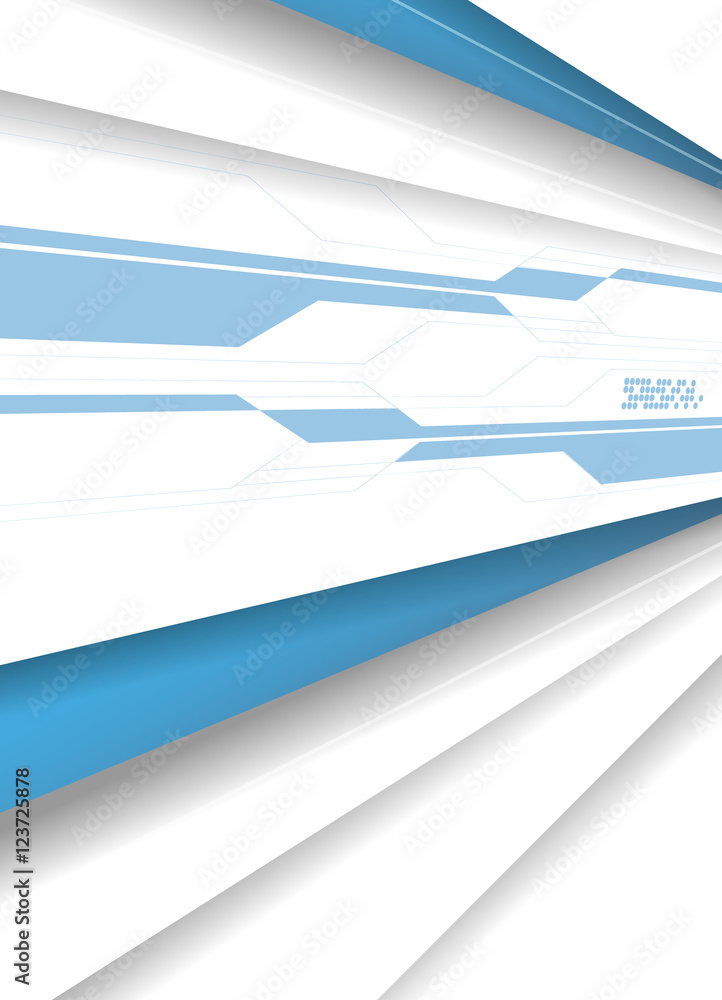 Obraz premium Techno vector background. Corporate backdrop. Vertical elements for designs. Templates for brochures, annual reports and magazines. Eps10