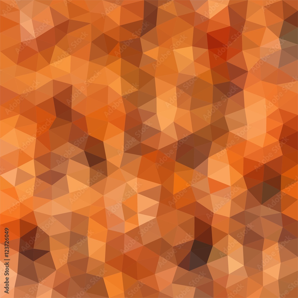 The brown background made up of dark and light triangles. Mosaic backdrop of geometric shapes. Abstract stacked wood pattern The brown background made up of dark and light triangles. Mosaic backdrop of geometric shapes. Abstract stacked wood pattern