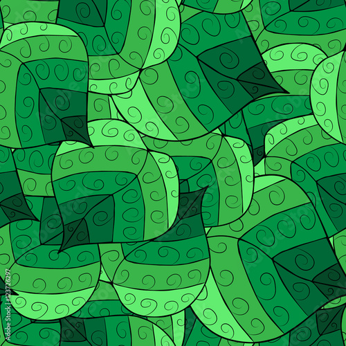 Seamless pattern with leaves.