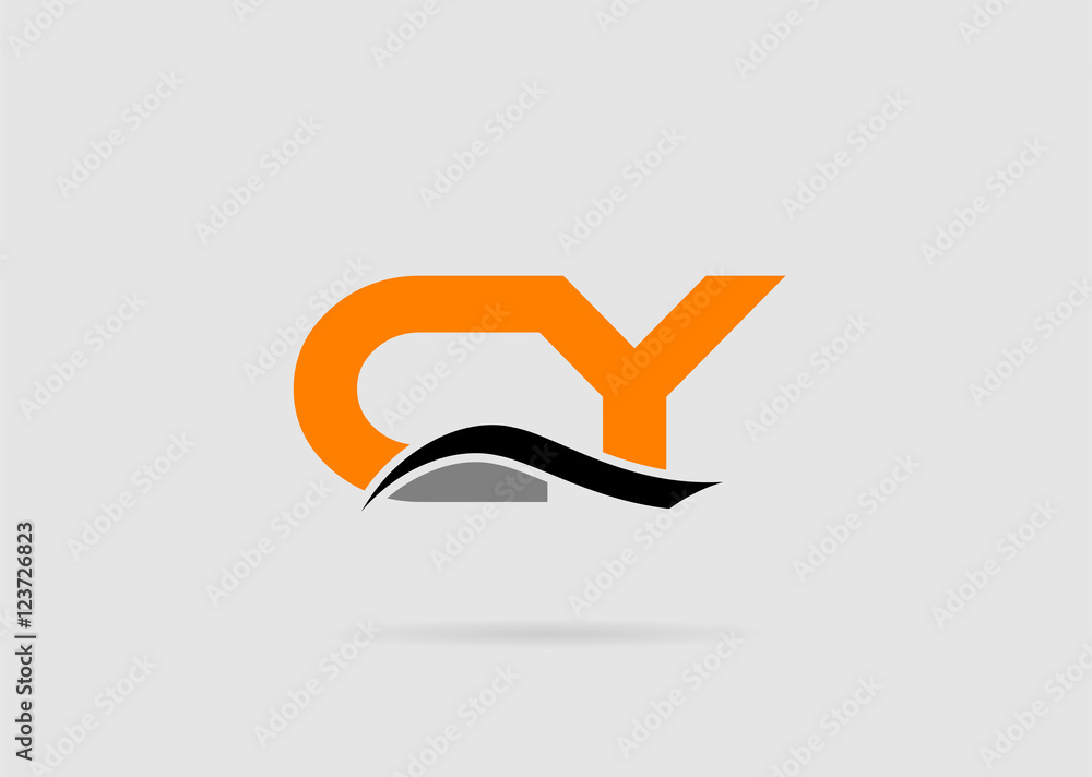 Letter C and Y monogram logo
Letter C and Y monogram logo