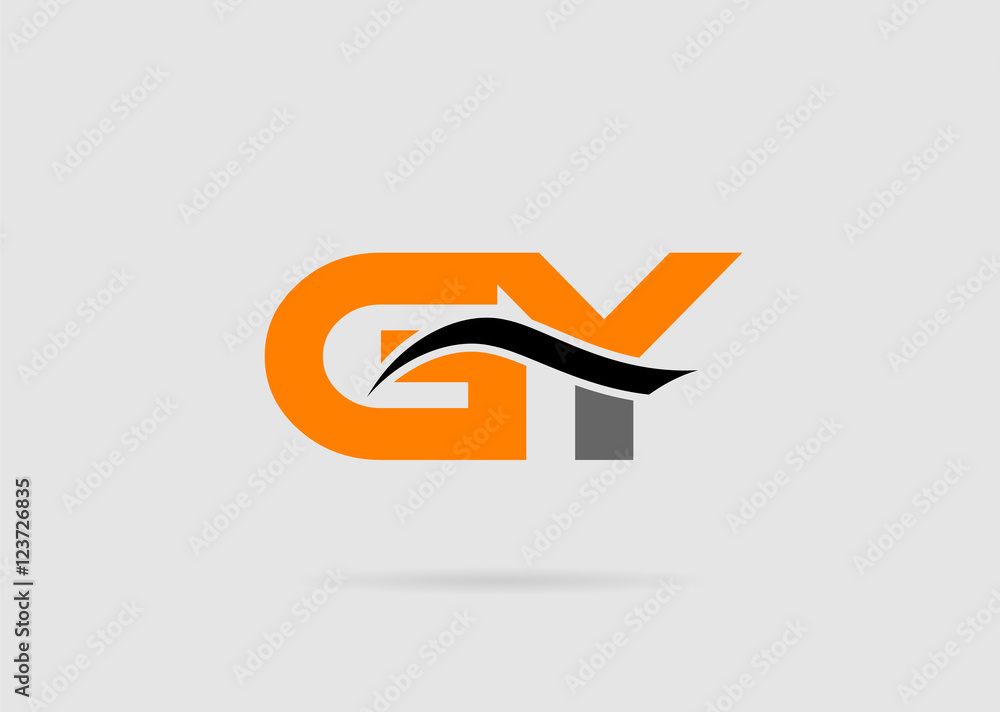 Letter G and Y monogram logo
Letter G and Y monogram logo