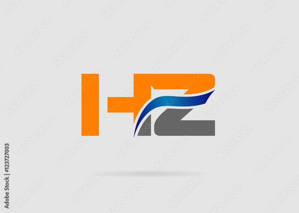 Letter h and z logo vector
Letter h and z logo vector