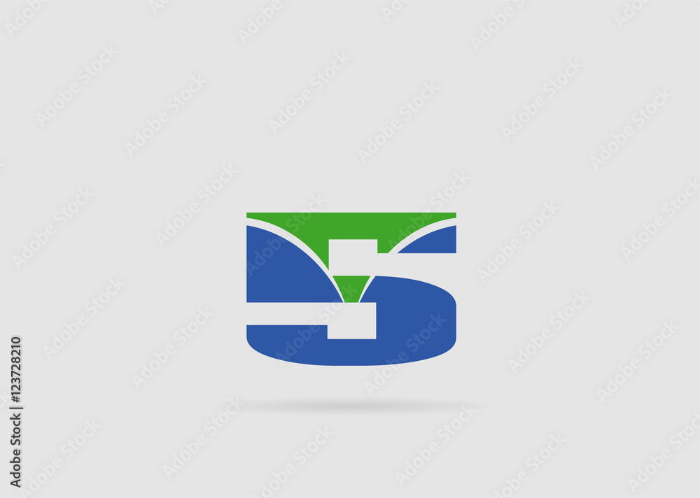 Abstract icons for number 5 logo
Abstract icons for number 5 logo
