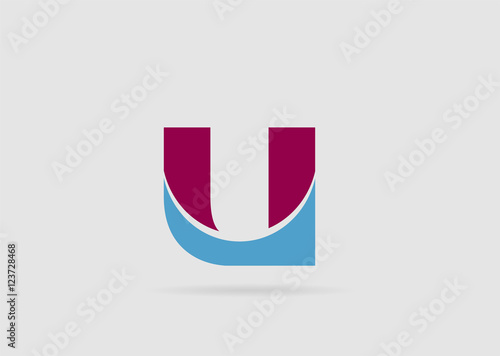 Letter u logo icon design template elements
 photo