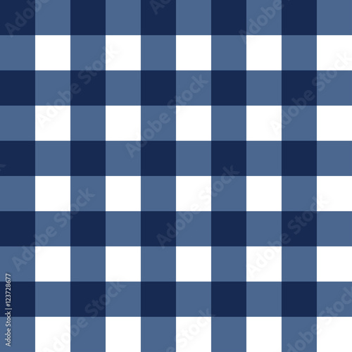 Dark blue plaid seamless pattern. Vector illustration