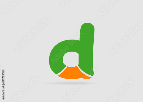 Letter d logo icon design template elements
