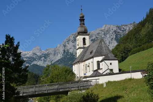 Church in Ramsau near Berchtesgaden