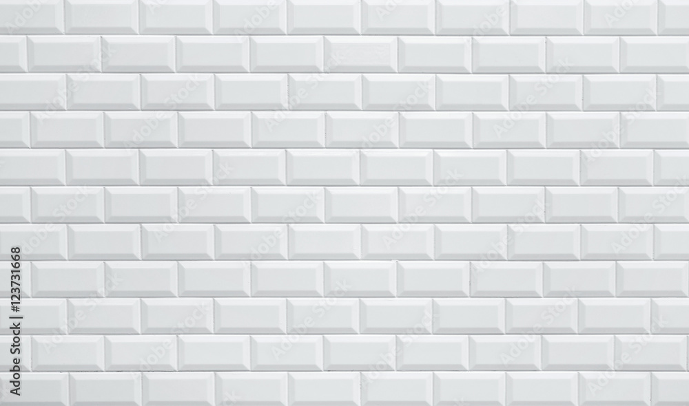 Fototapeta premium białe płytki ceramiczne cegły ściany