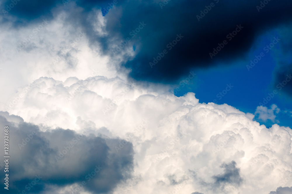 Clouds on blue sky Clouds on blue sky