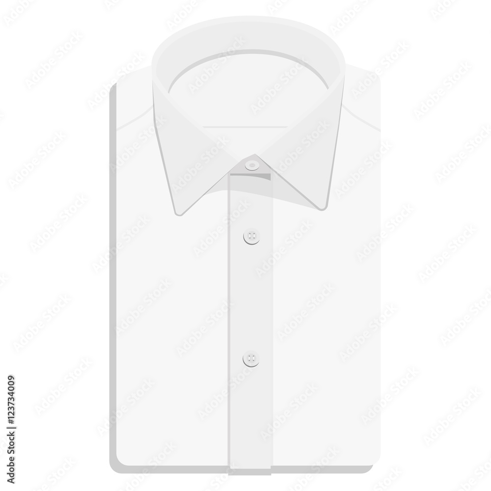 White folded shirt White folded shirt