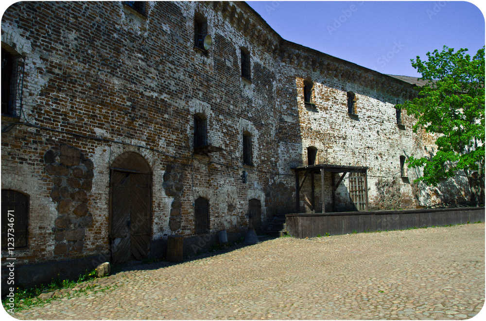 Wall in castle