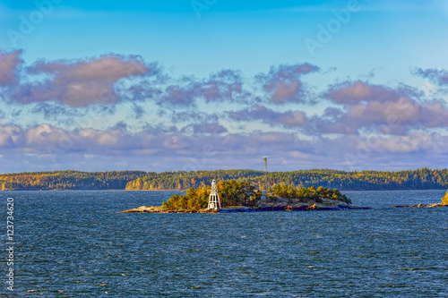 Slika na platnu Navigation marks in the Turku archipelago