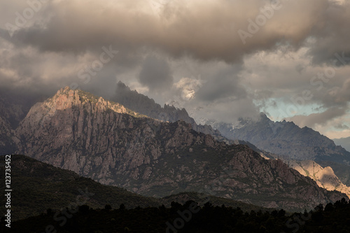 Stormy mountains of Corsica