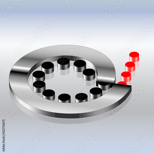 Metamorphose schwarz rot