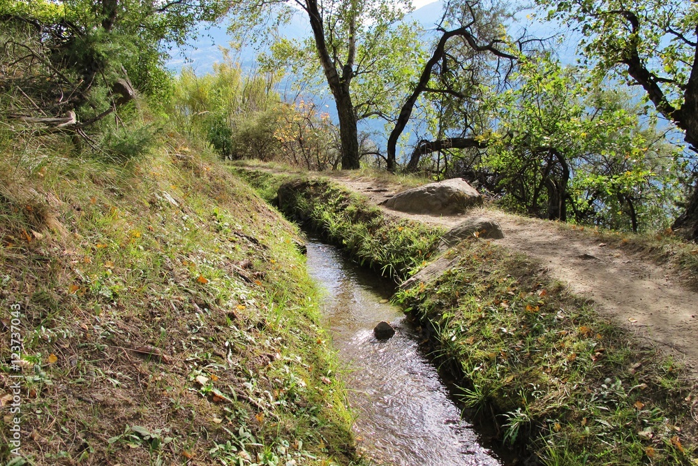 Suonenweg, Lötschberg-Südrampe, Wallis Suonenweg, Lötschberg-Südrampe, Wallis