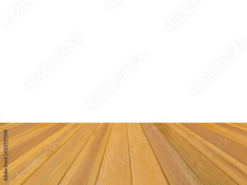 Wood Teak floor.  