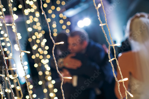Fotografia, Obraz Sensual hug after the wedding ceremony
