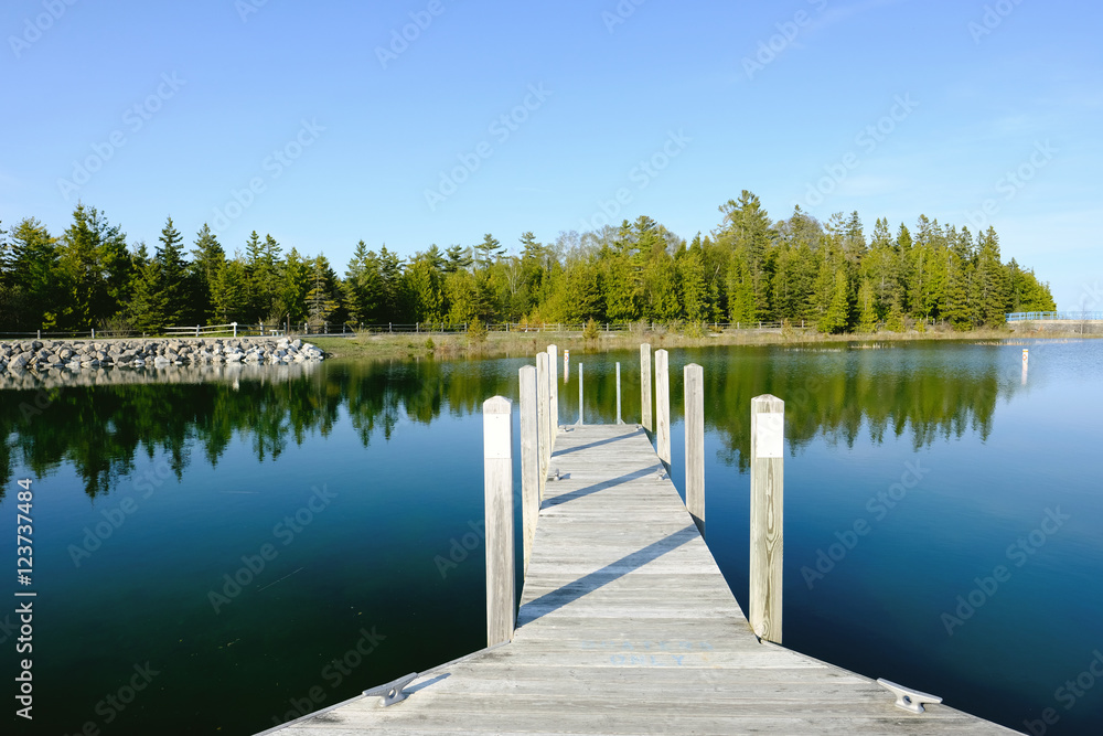 Jetty on Lake Huron Jetty on Lake Huron