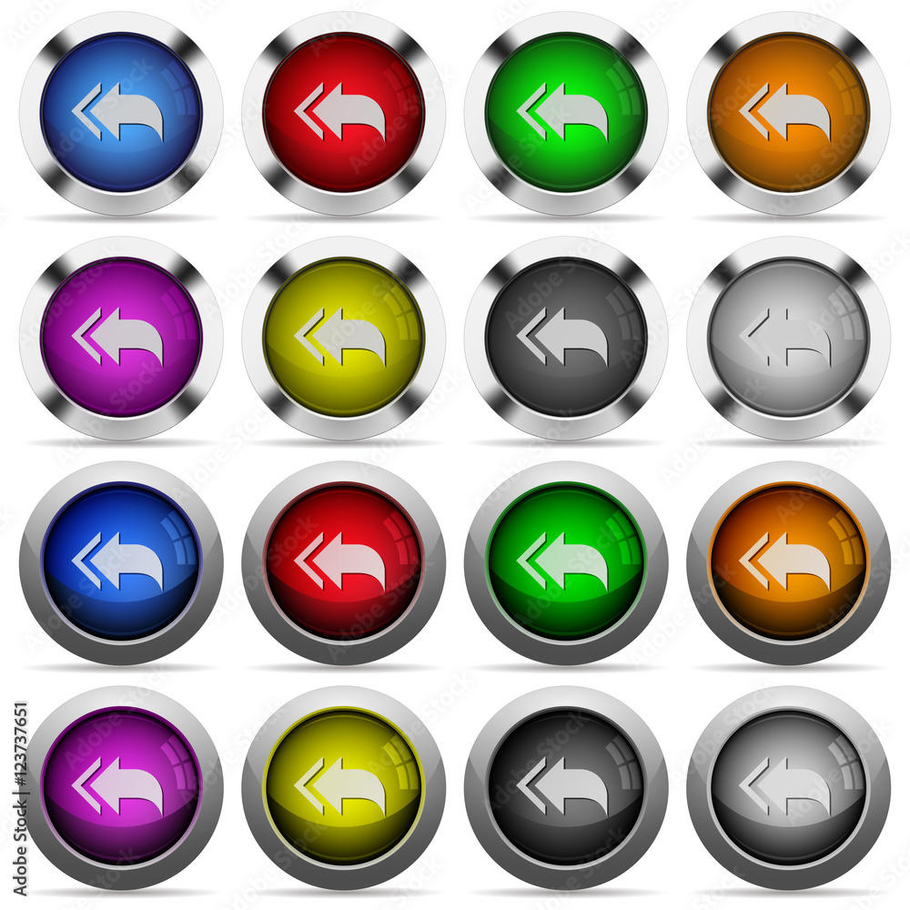 Reply to all glossy button set Reply to all glossy button set