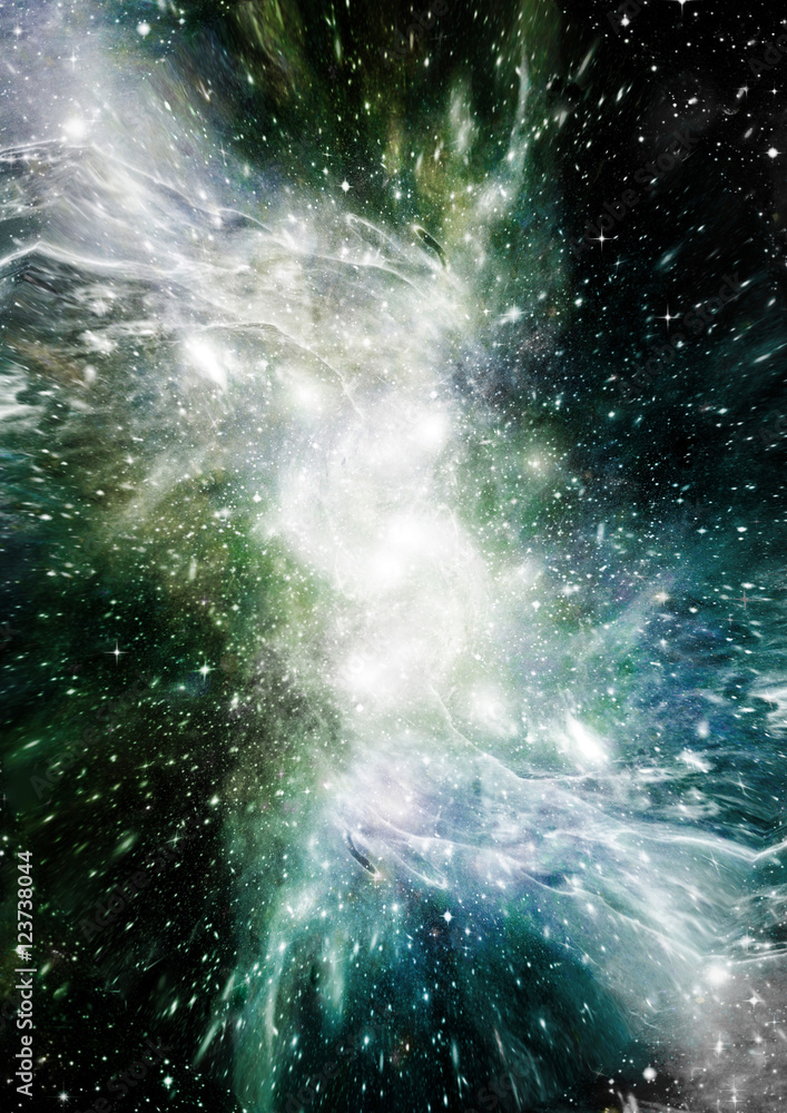 galaxy in a free space galaxy in a free space