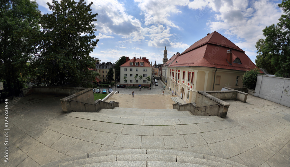 Opole, Polska architektura, stare miasto.