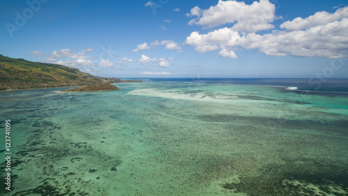 Aerial View: Le Morne Brabant, Mauritius