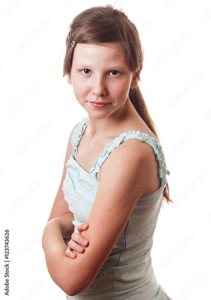 Teenage girl portrait