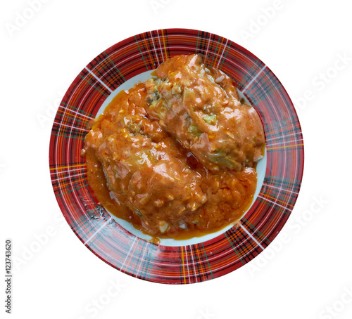 Russian style stuffed cabbage photo